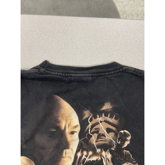 Vintage X-Men Shirt Mens Large Black Marvel Movie Wolverine Storm 90s Made USA - Picture 12 of 13